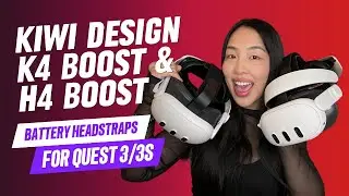 Kiwi Design K4 Boost Comfort & H4 Boost Halo Battery Head Straps for the Meta Quest 3/3S