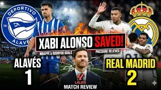 मैनेजर की जीवनरेखा  मैड्रिड की जीत, Real Madrid 2&ndash;1 Alav&eacute;s: Mbapp&eacute; Scores, Alonso Survives!