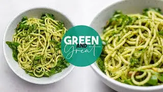 Vegan Pasta Recipe Ideas - Rocket & Walnut Pesto