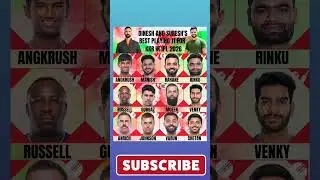 dinesh kartik and suresh raina picks best xi for kkr #kkr #ipl #shreyasiyer #viratkohli
