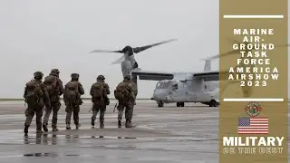 Marine Air-Ground Task Force demonstration of the 2023 Marine Corps Air Station Miramar Airshow