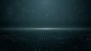 Futuristic Digital Cyber Landscape Motion Background | Screensaver | Technology Loop