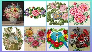 #1 Most Beautiful and Unique New Cross Stitch Patterns For Everything #CrossStitchDesign#Trend