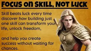 Focus on Skills, Not Luck 🔥|| The Truth About Success & Self-Growth || Improve Your English Fluency✅