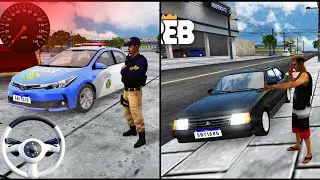 Police Chase Ends ! Stolen Car Caught 🚓 || Rebaixados Eitle Brasil Simulator Games Play