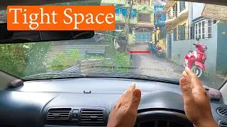 How To Pass Your Car Through Very Tight Space