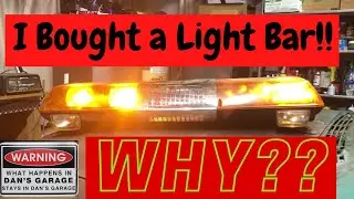Amber Rotating Tow Truck Warning Light Bar Restoration