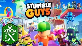 Stumble Guys Xbox Series X Gameplay [Free to Play] [Optimized]