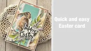 Quick and easy Easter card #papermona #eastercard #relativelythoughtful