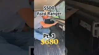 $500 Ranger gets an upgrade!#FordRanger #ProjectTruck #BudgetBuild #TruckRescue #WillItRun
