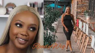 Affordable Ash Blonde Synthetic Wig Tutorial | Hair Review | Cr. Sharon Phetheli