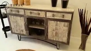 Buffet industriel chic grey