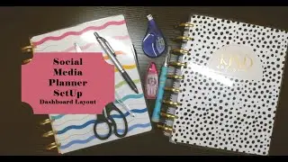 Setting Up My Social Media Planner Using A Undated  Dashboard Layout Happy Planner