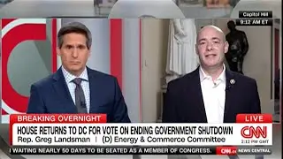 Представитель Грег Ландсман на CNN: голосование за закрытие, файлы Эпштейна и Трамп