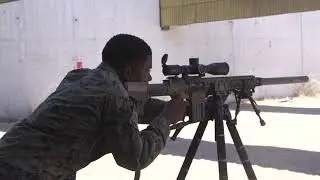 SPMAGTF-CR-AF Marines conduct a sniper range in Moron Air Base (2019) 🇺🇸
