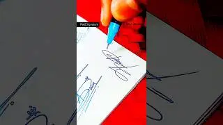 Sign your name like a Boss 👑 #bussiness_signature #shorts #firstkalakar