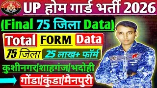 UP Home Guard Bharti 2026🥺🥺District Wise Form Fill Up | किस जिले में कितने फॉर्म l 10th Pass 2026