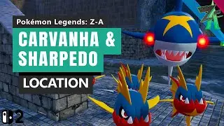 Как получить Карванью и Шарпедо в Pokemon Legends Z-A