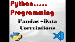 Pandas Data Correlations