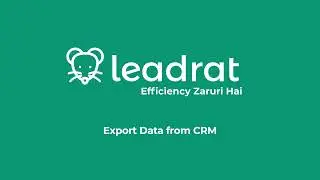 Export Data from CRM