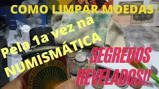 COMO LIMPAR QUALQUER TIPO DE MOEDA E QUAIS PRODUTOS SE DEVE USAR😀