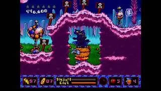 [Sega Genesis] - ToeJam & Earl in Panic on Funkotron - Level 12 - The Funky Foliage
