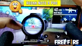 Redmi Not 9 pro free fire gameplay handcam 2 finger claw SD720 CPU 120hz display 240hz touch sample