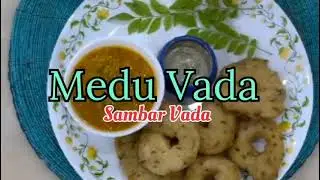 Medu Vada ki Receipe I Sambhar Vada Recipe l HK Kitchen IND