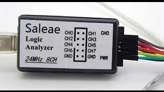 Saleae 8ch 24MHz logic analyzer- logikai analizátor (magyarul)