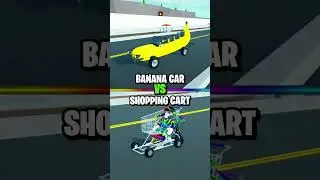 🤯BANANA CAR VS SHOPPING CART IN CAR DEALERSHIP TYCOON! #trending #shorts #viralshort