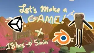 how to make a game in 5 minutes (about bread) // unity&blender | DevDiaries ep.01