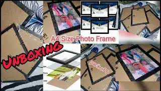 🖼️A4 Size Wall Picture Photo frame Unboxing !! AG Craft Photo Frame @Deepa_rawat01