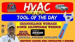 Channellock 8WCB WideAzz Adjustable Wrench: HVAC Tool of the Day