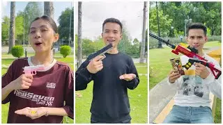 Gun Toys Battle: noob vs pro vs hacker 💥 🔫 by Su Hao #shorts