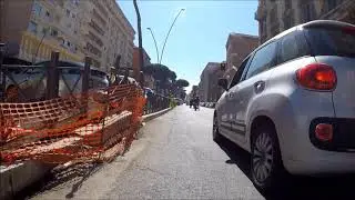 [Cam on board] Roma: Via Appia Nuova da Porta San Giovanni a Via dell'Arco di Travertino.