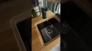 Easy Van Sink Set Up #vanbuild #vanlife