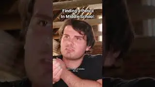 How It Feels Finding A Pencil As You Grow In School.