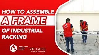 🔧 How to assemble a PALLET RACKING FRAME | Assembly instructions