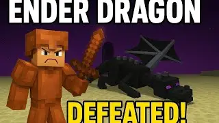 The End of Ender Dragon in copper armour in PCME #3