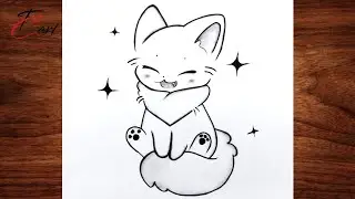 How to Draw a Cute Kawaii Fox 🦊 | Easy Drawing for Beginners | Pencil Shading Art Tutorial