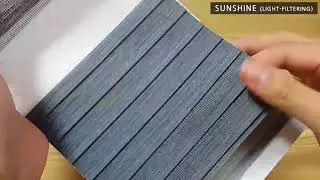 Window Blinds Dual Sheer Shade - SUNSHINE Light filtering