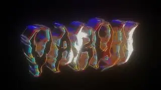 Chrome text animation in Blender