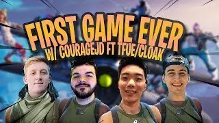 FIRST game EVER with CourageJD & this happens... Ft. TFUE & Cloakzy!