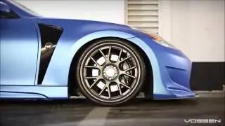 Amuse Nissan 370z on 20 Vossen VVS CV2 Concave Wheels