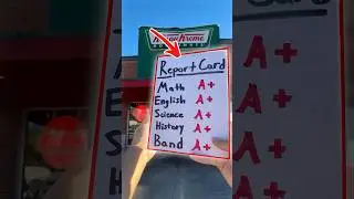 ФАЛЬШИВЫЙ табель успеваемости даёт бесплатные пончики? 🤔🍩