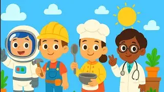 ABC Jobs Song 🔤👩&zwj;🚒 | Learn the Alphabet with Fun Professions for Kids