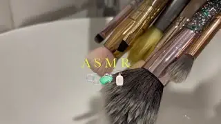 ASMR ESPAÑOL | Lavando mis brochas de maquillaje 🫧🧼| susurros, Whispering 