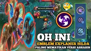 HERO HILDA WAJIB PAKAI EMBLEM INI. KALAU INGIN WINSTREK TERUS. #hildamlbb #hildaexplaner2025