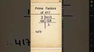 Factors of 417