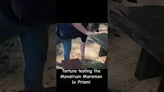 Torture test & review of Monstrum Marksman 1x Prism scope. click for full vid!! #testing #review